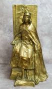 Henri Louis Levasseur (French, 1853-1934), large 19th century bronze of a child ruler, possibly