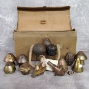 Militaria - A British WWI No. 15 ball hand grenade, French Limon grenade; other ammunition fragments