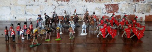 DEA by Cassandra cast figures including Prussian Life Hussar, French Imperial Guard Empress Dragoon,