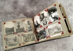 Photography - Militaria & India - an early 20th century comprehensive photography album of black and