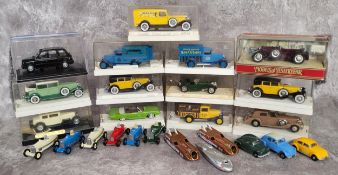 Solido including Ford T-Bird 1961 Cabriolet 4504; Jaguar SS100 4002; 2 x Cord L 29 4055; Cadillac