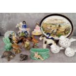 Decorative Ceramics- a Royal Doulton Day At The Beach ornament; Sylvac; Wade; Western Germany;