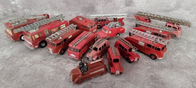 Dinky 956 Turntable Fire Escape - red including Supertoy hubs, silver including platform, chrome