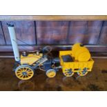 Hornby - an unboxed 3.5 inch gauge live steam Hornby Stephensons Rocket and Tender