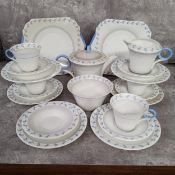 An Art Deco Shelley part tea service