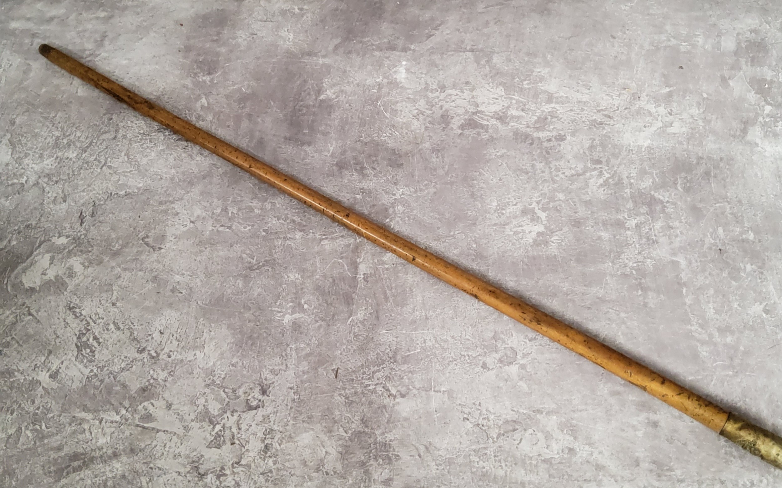 Militaria - a Hallamshire Rifles swagger stick - Image 2 of 4