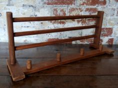 Mid Century Design - A 1960's Danish teak wall rack stamped  Aksel Kjersgaard Odder made in Denmark