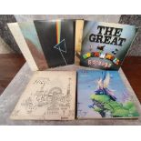 Vinyl LPs including Pink Floyd The Wall, Harvest, 1A158-63410; Meddle, Harvest SHVL 795; The Dark