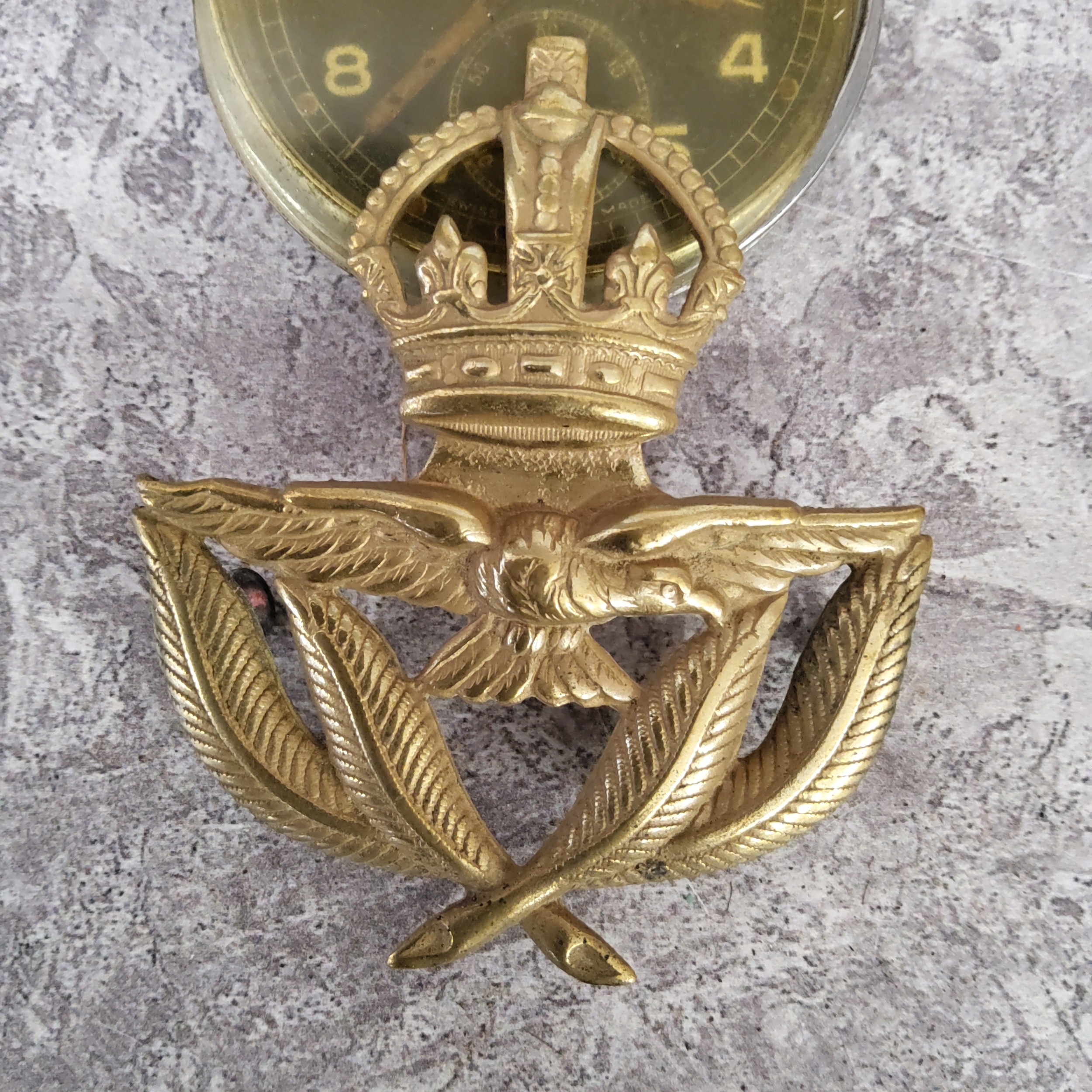 Militaria - a German political cap eagle by Ferdinand Wagner of Pforzheim and marked RZM M1/8; a - Image 6 of 8