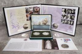 Numismatics - Various silver commemorative proof coins including The 200th anniversary Nelson