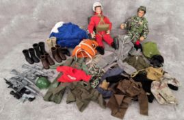 An Action Man, ginger hair, c.1966; Red Devil Outfit missing goggles; 1st issue boots - tall,