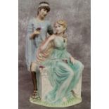 Wedgwood limited edition figure Adoration, No. 1193/3,000 designed by Jenny Oliver 1996, standing