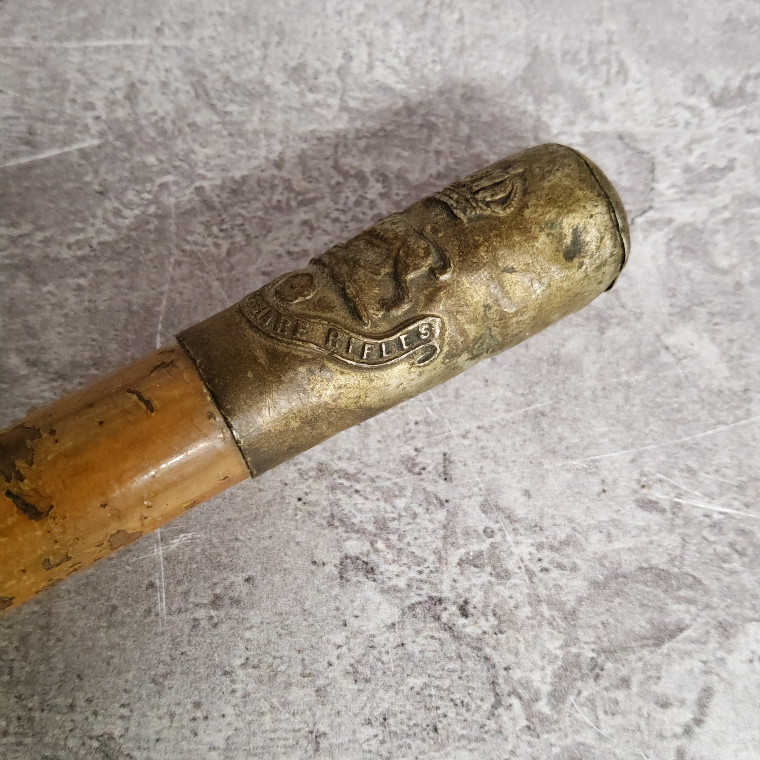 Militaria - a Hallamshire Rifles swagger stick - Image 3 of 4