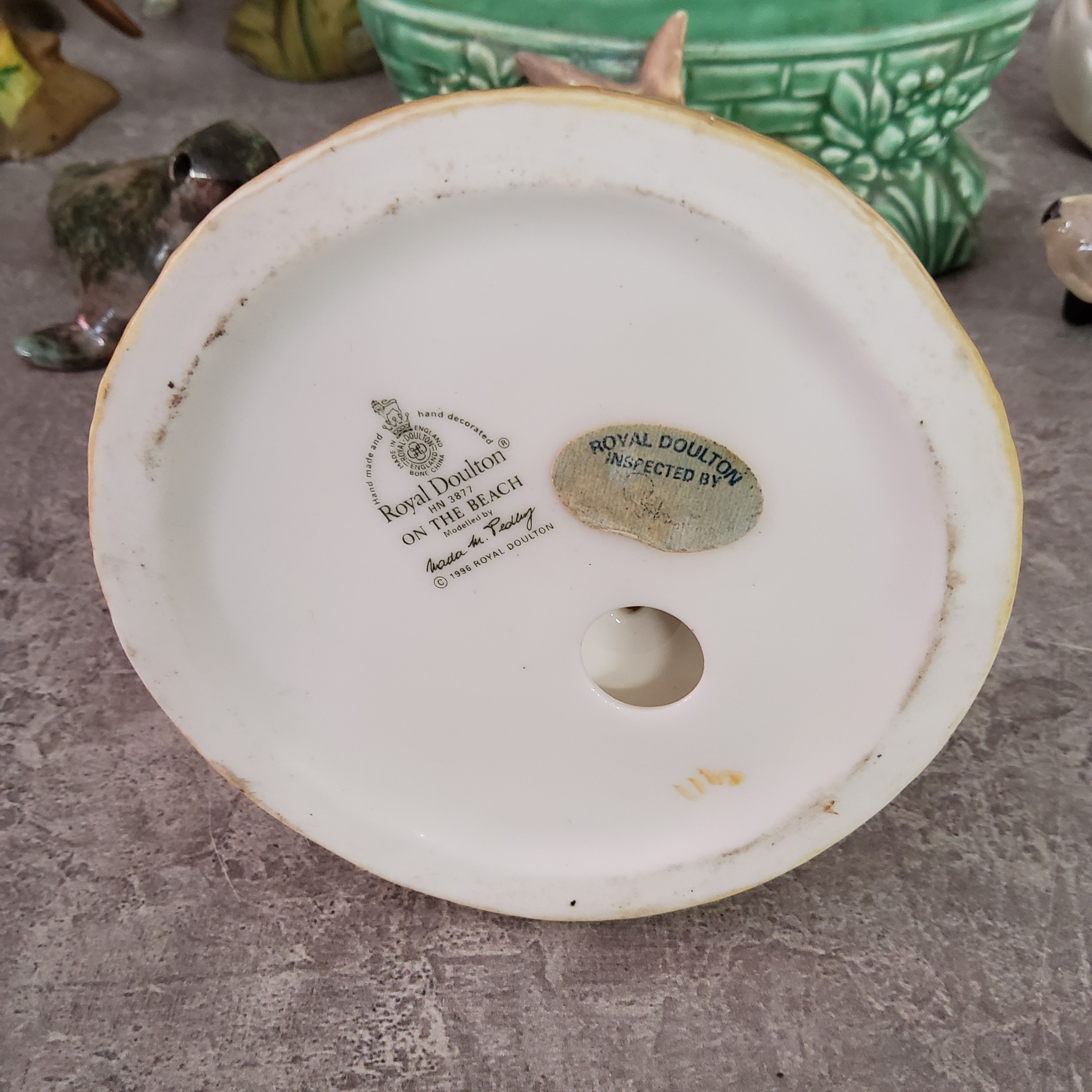 Decorative Ceramics- a Royal Doulton Day At The Beach ornament; Sylvac; Wade; Western Germany; - Image 4 of 5