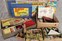 Juvenalia including a boxed Bayko Building Set & boxed Converting Set (not checked); a Nicoltoys