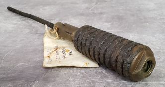 Militaria - a First World War period 'Hale No 20 303 Rifle Grenade MKI example,