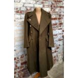 A military Greatcoat, Stone Bros, size 5, broad arrow markings