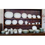 Comprehensive Miltons Ashbourne pattern part dinner service, comprising 18 side plates (17.8 cm /