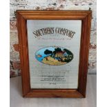 Breweriana - two vintage Southern comfort mirrors. 'The Grand Old Drink of The South' advertising