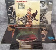 Uriah Heep vinyl LPs including ......Very 'Eavy ... Very 'Umble gatefold, Bronze ILPS-9142;