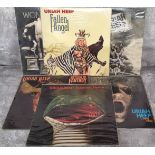 Uriah Heep vinyl LPs including ......Very 'Eavy ... Very 'Umble gatefold, Bronze ILPS-9142;