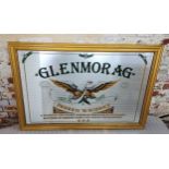 Breweriana - a Glenmorag Scotch whiskey, advertising mirror, Bell & Co importers, Catton, framed