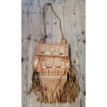 Tribal Art - A hand made Native American Navajo bag