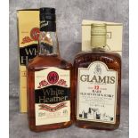 A bottle of Glamis Castle Reserve, aged 12 years Rare Old Scotch Whisky, distilled, blended and