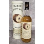 A bottle of Ben Nevis 1990 Signatory Vintage Limited Edition Single Highland malt Scotch whisky,