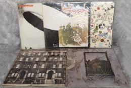 Led Zeppelin vinyl LPs including Led Zeppelin Atlantic Records K40031 Crossover Pressing, No. 40