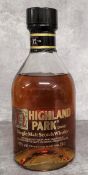 AMENDED DESCRIPTION A bottle of Highland Park 12 Year Old Single Malt Scotch Whisky