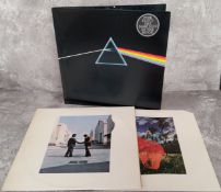 A Pink Floyd, Wish You were Here, First Issue, Harvest SHVL 814, inner sleeve 3 die-cut corners,