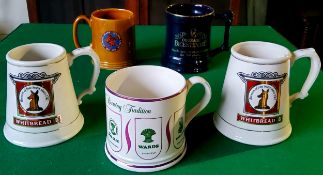 Brewery Related Tankards - 'Together 1,000 years of Brewing Tradition' Sunderland lustre type