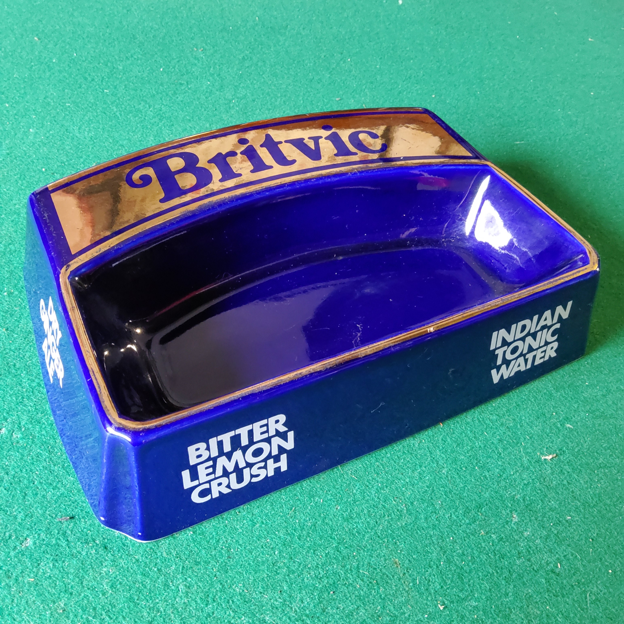 Advertisement - A large ceramic Britvic advertising ashtray by Reynold Norfolk salesprint & - Image 2 of 2
