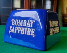 New Old Stock - An unused and unusually tall Bombay Sapphire advertising ash tray in original