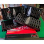 Advertising - Coca-Cola related drip trays and rubber bar mats (6) Mint condition.