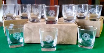 Whisky - Eighteen Glen Ord Distillery 'Muir of Ord' tumblers in three boxes.