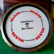 A vintage Ward's of Sheffield Best Bitter serving tray.