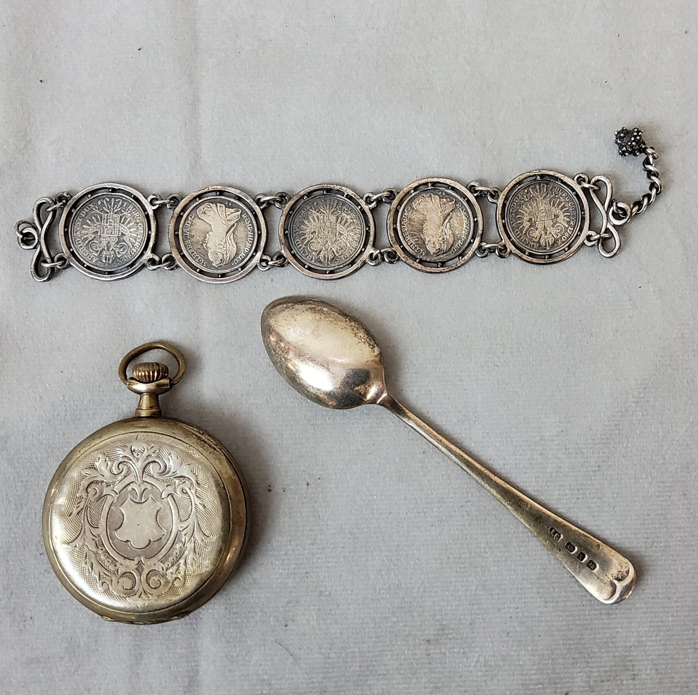 Gentleman's Effects - A Continental silver .800 grade pocket watch marked Remontoir Ancre Ligne - Image 5 of 5