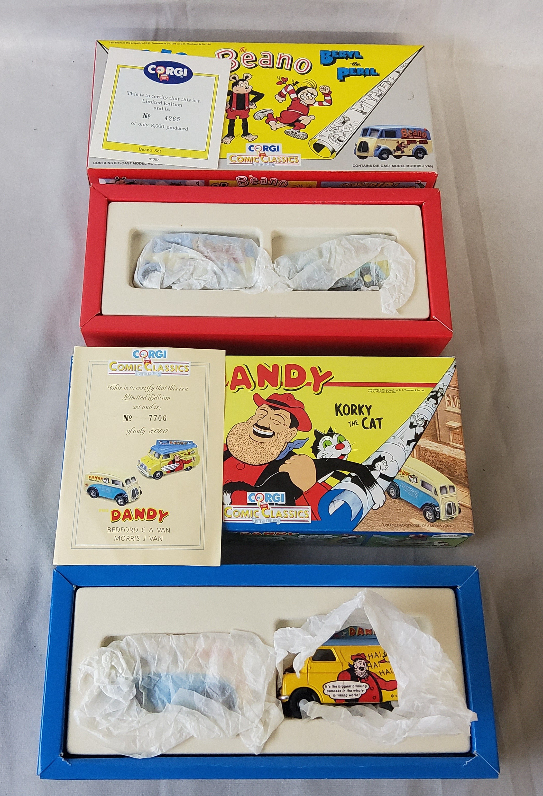 Corgi Comic Classics Limited Editions including Beano Set 81357; Lion 96961; Beezer 81365; The - Image 2 of 3