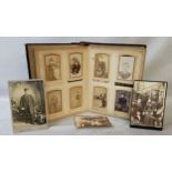 Photography- A Victorian photograph album c.1880 Provenance: From the estate of a family