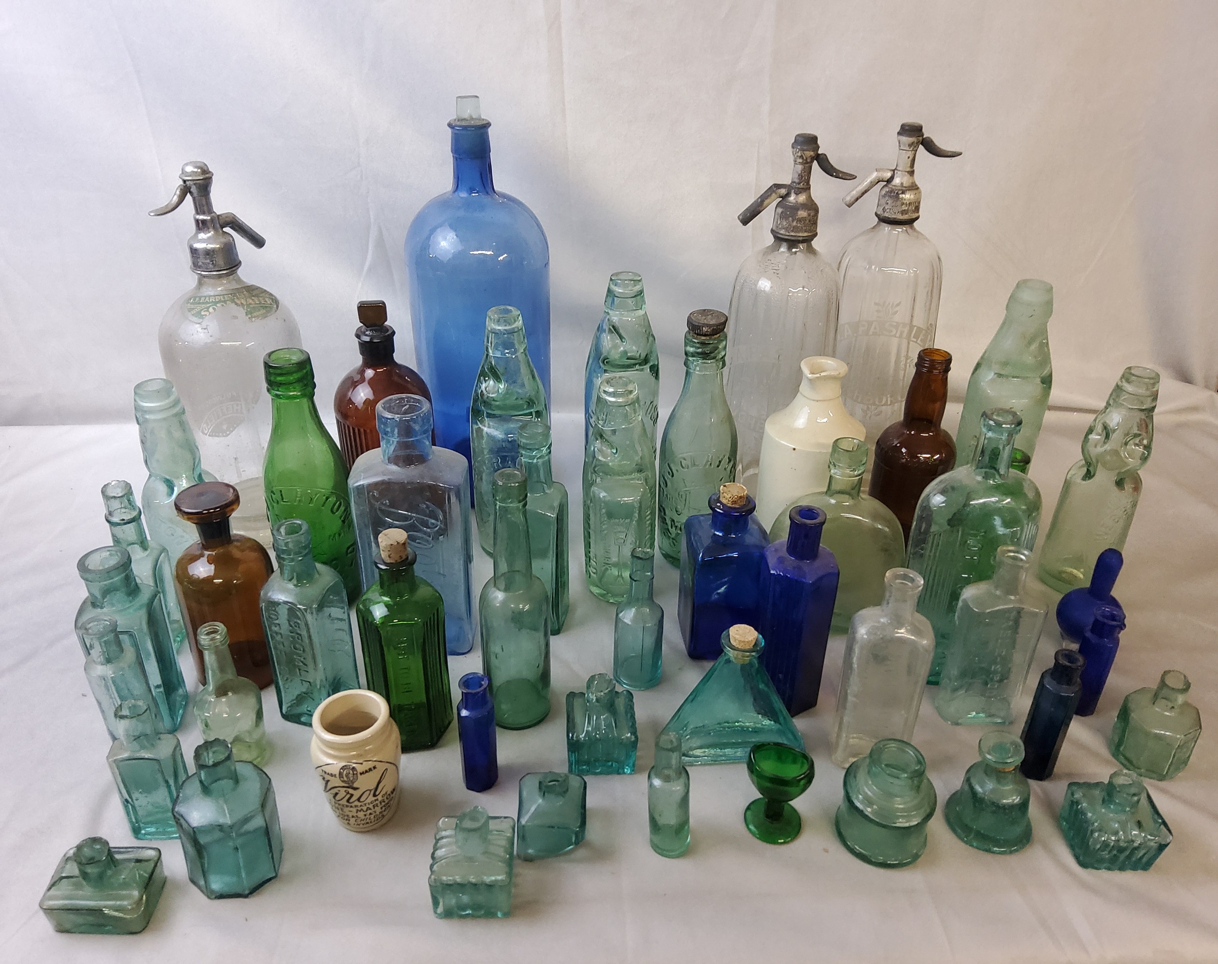 A collection of bottle digging finds including Bromley coffee essence, Wheatly & Bates Ltd: - Image 3 of 3