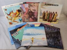 Vinyl Lp's including Dire Straits Communique Vertigo 9102 031; Love Over Gold 6359 109; Alchemy -