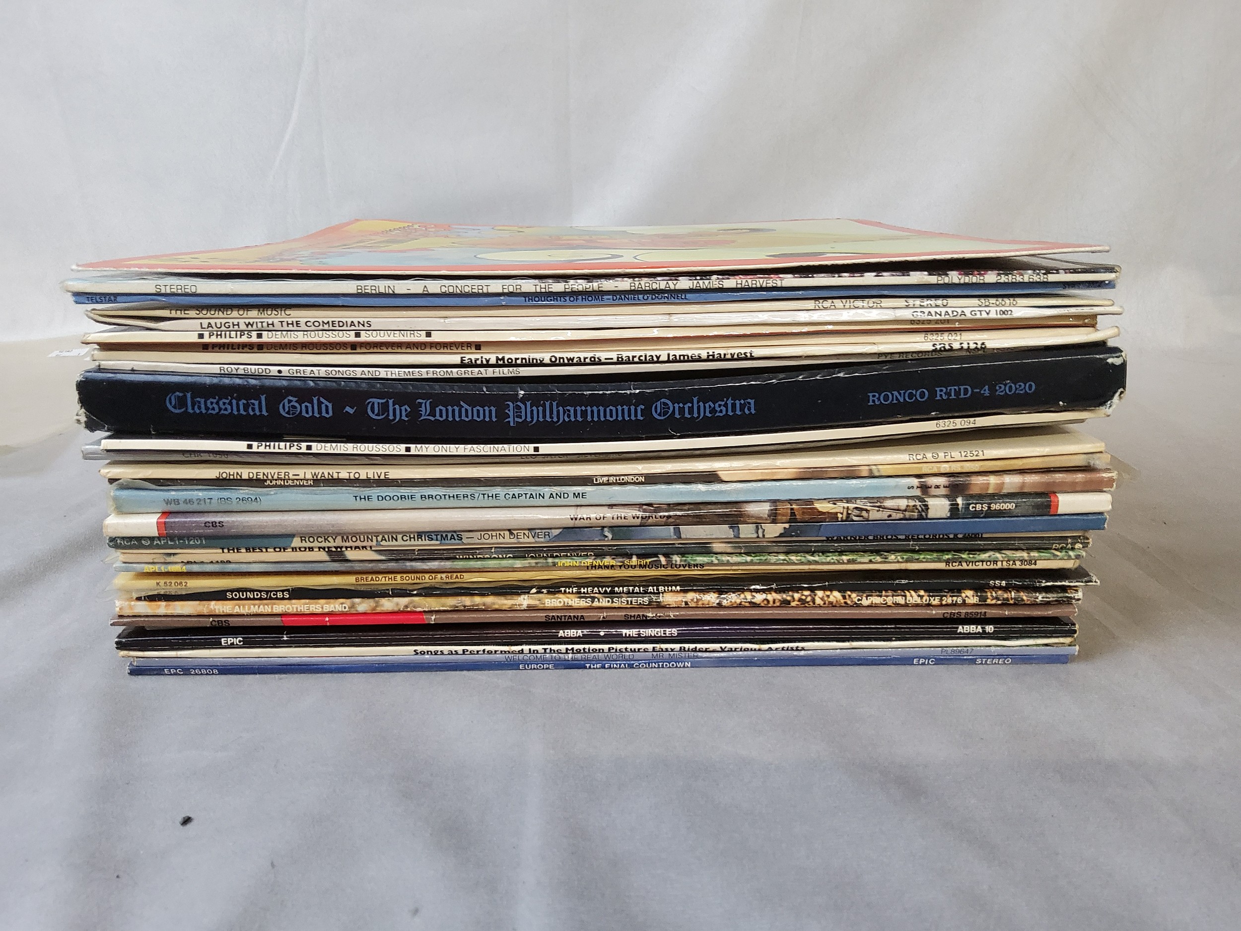 Vinyl Lp's including The Allman Brothers, The Doobie Brothers, Europe, Barclay James Harvest, - Image 2 of 2
