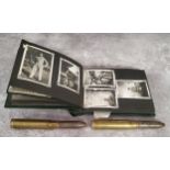 Militaria & Photography - an album containing battalion life over seas post WWII; Showing black &