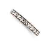 A DIAMOND HALF ETERNITY RING  Brilliant-cut diamonds, approximate total 0.60 carats  British