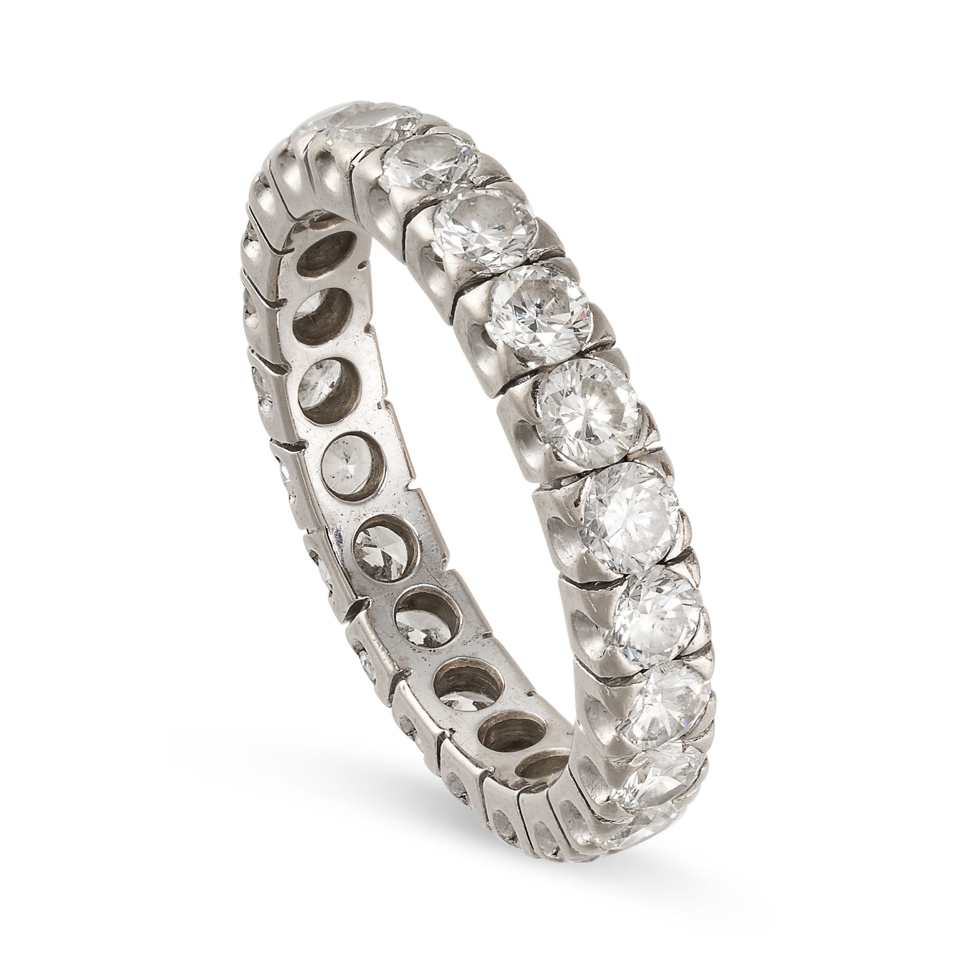 MAPIN & WEBB, A DIAMOND ETERNITY RING in 18ct white gold, designed as a full eternity, set with - Bild 2 aus 2