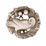 GEORG JENSEN, A SILVER BROOCH in silver, designed by Kristian Mohl-Hansen, design number 165,