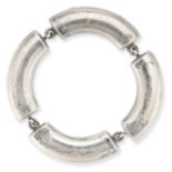 GEORG JENSEN, A SILVER BRACELET in silver, designed by Astrid Fog, design number 216, post-1945