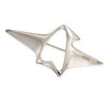 GEORG JENSEN, AN ABSTRACT BROOCH in silver, designed by Henning Koppel, design number 340, post-1945